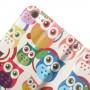 iPhone 6 plus värikkäät pöllöt puhelinlompakko