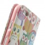 iPhone 6 plus värikkäät pöllöt puhelinlompakko