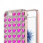 Apple iPhone 5s/SE roosan punaiset bling bling kuoret
