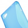 Sony Xperia Z5 Compact sininen silikonisuojus.