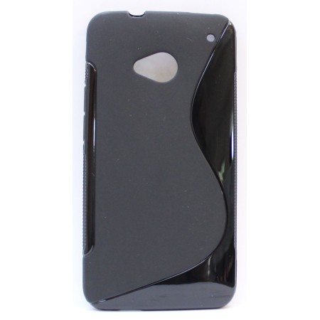 HTC One musta silikonisuojus.