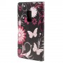 OnePlus 2 kukkia ja perhosia puhelinlompakko