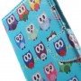 OnePlus 2 värikkäät pöllöt puhelinlompakko