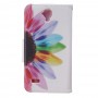 Huawei Y5 värikäs kukka puhelinlompakko