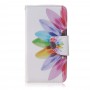 Huawei Y5 värikäs kukka puhelinlompakko