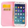 Samsung Galaxy J5 vaaleanpunainen nalle puhelinlompakko