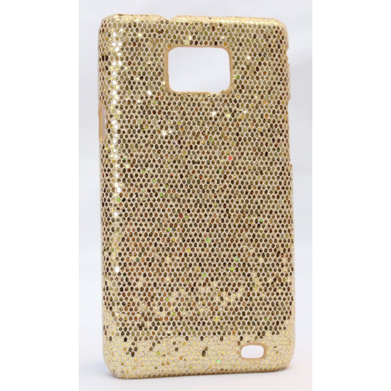 Galaxy S2 kullan värinen glitter suojakuori. Galaxy S2 kullan värinen glitter suojakuori.