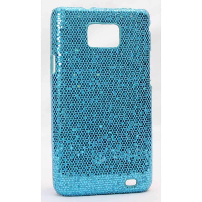 Galaxy S2 sinisen värinen glitter suojakuori. Galaxy S2 sinisen värinen glitter suojakuori.