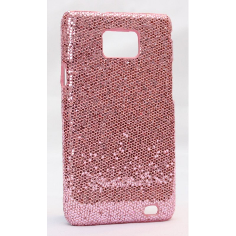 Galaxy S2 vaaleanpunaisen värinen glitter suojakuori. Galaxy S2 vaaleanpunaisen värinen glitter suojakuori.