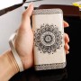 Samsung Galaxy J3 2016 beige mandalakukka puhelinlompakko