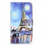 Huawei Y6 Pro sininen Eiffel-torni puhelinlompakko