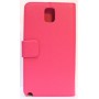 Galaxy Note 3 hot pink puhelinlompakko