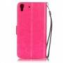 Huawei Y6 pinkki perhoset puhelinlompakko