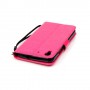 Huawei Y6 pinkki perhoset puhelinlompakko