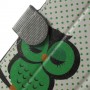 Apple iPhone 7 / 8 vihreä pöllö puhelinlompakko