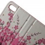 Apple iPhone 7 / 8 vaaleanpunaiset kukat puhelinlompakko