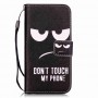 iPhone 6/6S/7/8/SE 2020 do not touch my phone puhelinlompakko