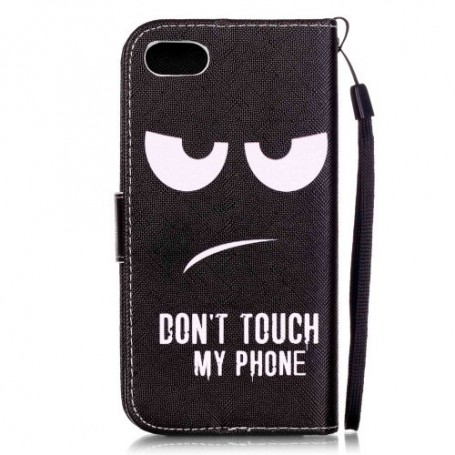 iPhone 6/6S/7/8/SE 2020/SE 2022 do not touch my phone puhelinlompakko