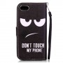 iPhone 6/6S/7/8/SE 2020 do not touch my phone puhelinlompakko