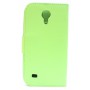 Galaxy S4 Mini vaaleanvihreä puhelinlompakko