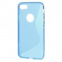 iPhone 7 / 8 sininen silikonisuojus.