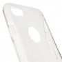 iPhone 7 / 8 läpinäkyvä silikonisuojus.