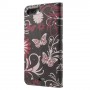 Apple iPhone 7 plus kukkia ja perhosia puhelinlompakko