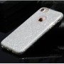 iPhone 7 plus hopean värinen glitter suojakuori.