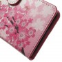 Huawei Honor 8 vaaleanpunaiset kukat puhelinlompakko