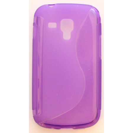 Galaxy Trend violetti silikonisuojus.