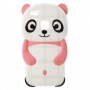 Huawei P9 Lite vaaleanpunainen panda silikonisuojus.