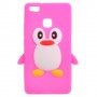 Huawei P9 Lite pinkki pingviini silikonikuori.