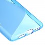 Huawei P9 Lite sininen silikonisuojus.