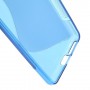 Sony Xperia E5 sininen silikonisuojus.