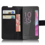 Sony Xperia E5 musta puhelinlompakko