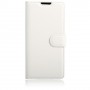 Sony Xperia E5 valkoinen puhelinlompakko