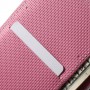Samsung Galaxy J1 2016 vaaleanpunaiset kukat puhelinlompakko