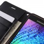 Samsung Galaxy J1 2016 musta puhelinlompakko