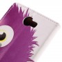 Huawei Y6 II Compact violetti otus puhelinlompakko