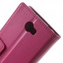 Huawei Y6 II Compact hot pink puhelinlompakko