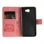 Huawei Y5 II vaaleanpunainen panda puhelinlompakko
