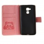 Huawei Honor 7 Lite vaaleanpunainen panda puhelinlompakko