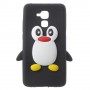Huawei Honor 7 Lite musta pingviini silikonikuori.