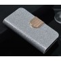 Huawei Honor 7 Lite hopean värinen glitter kansikotelo