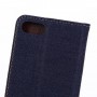 iPhone 7 tumman sininen farkkukangas puhelinlompakko