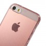 Apple iPhone SE läpikuultavat pinkit kuoret.