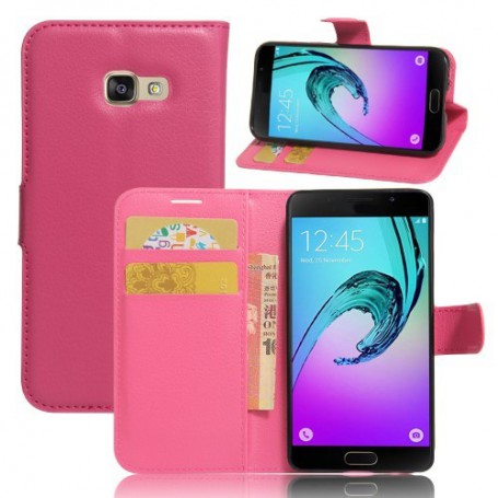 Samsung Galaxy A3 2017 pinkki puhelinlompakko