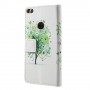Huawei Honor 8 Lite vihreä puu puhelinlompakko