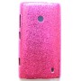 Lumia 520 hot pink glitter suojakuori.