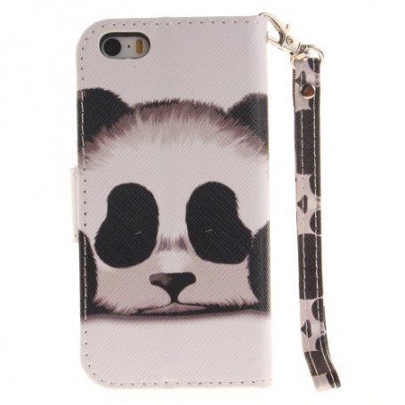 iPhone 5/5s/SE panda puhelinlompakko